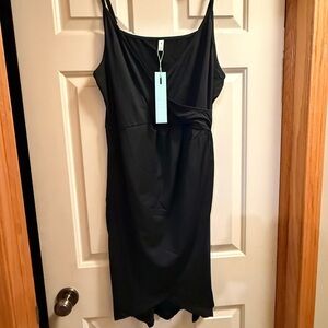 Elegant Black Sleeveless Dress